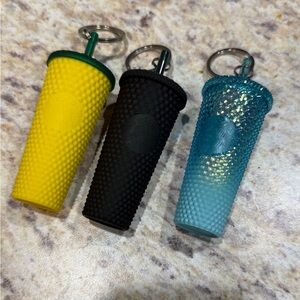 Starbucks Cold Cup Keychain Set
